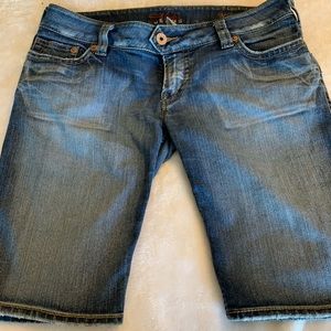 Silver jean shorts ( size 34) karli Bermuda